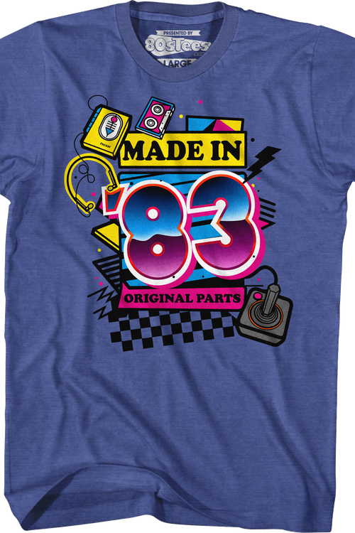 Original Parts Made In '83 T-Shirtmain product image