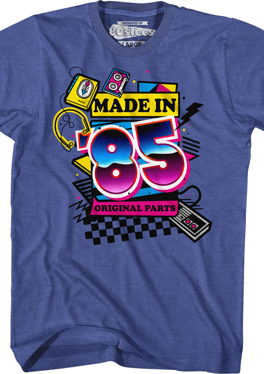 Original Parts Made In '85 T-Shirt - main product image