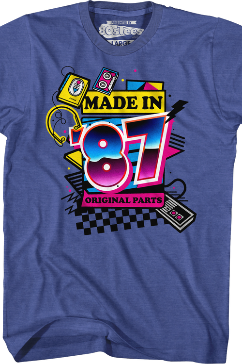 Original Parts Made In '87 T-Shirtmain product image