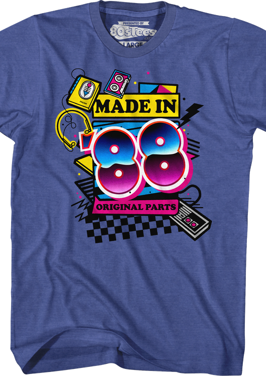 Original Parts Made In '88 T-Shirt - main product image