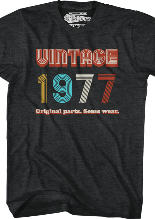 Original Parts Some Wear Vintage 1977 T-Shirt - main product image