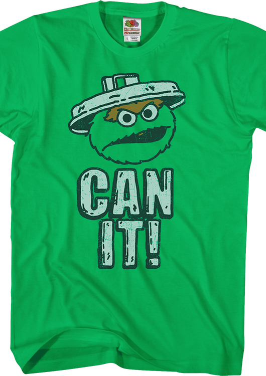 Oscar The Grouch Can It Sesame Street T-Shirt - main product image