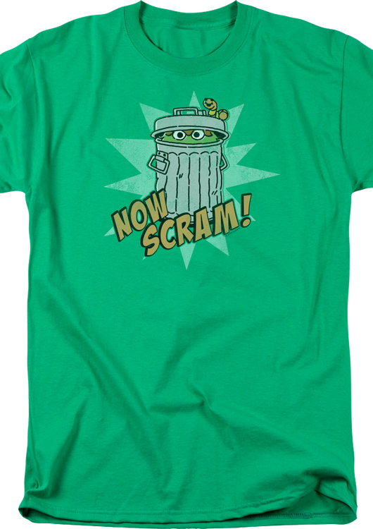 Oscar The Grouch Now Scram Sesame Street T-Shirt - main product image