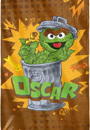 Oscar The Grouch Sesame Street Towel