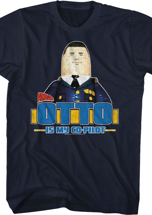 Otto Is My Co-Pilot Airplane T-Shirt - main product image