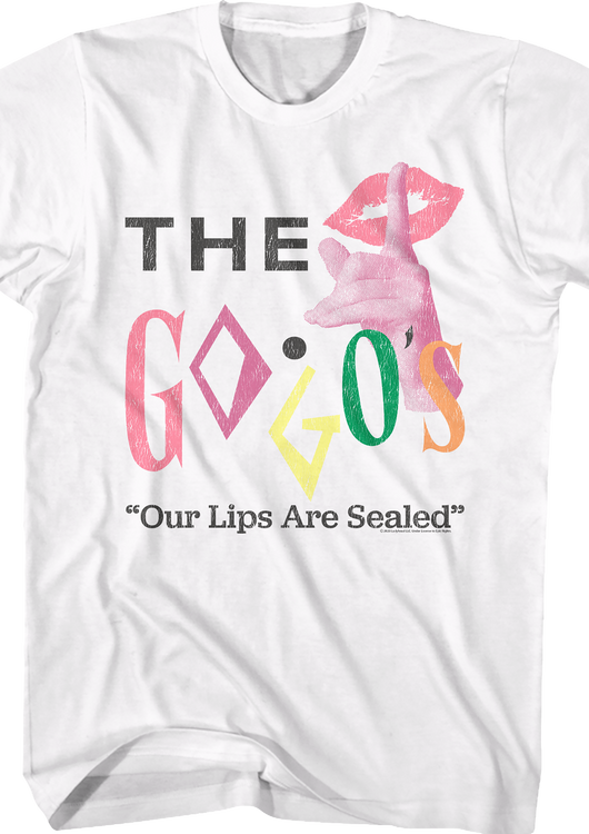 Our Lips Are Sealed Go-Go's T-Shirt - main product image