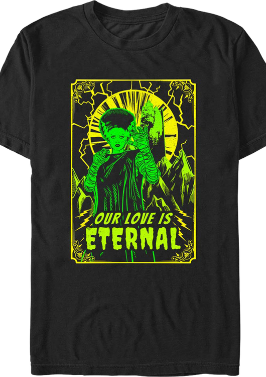 Our Love Is Eternal Bride Of Frankenstein T-Shirt - main product image