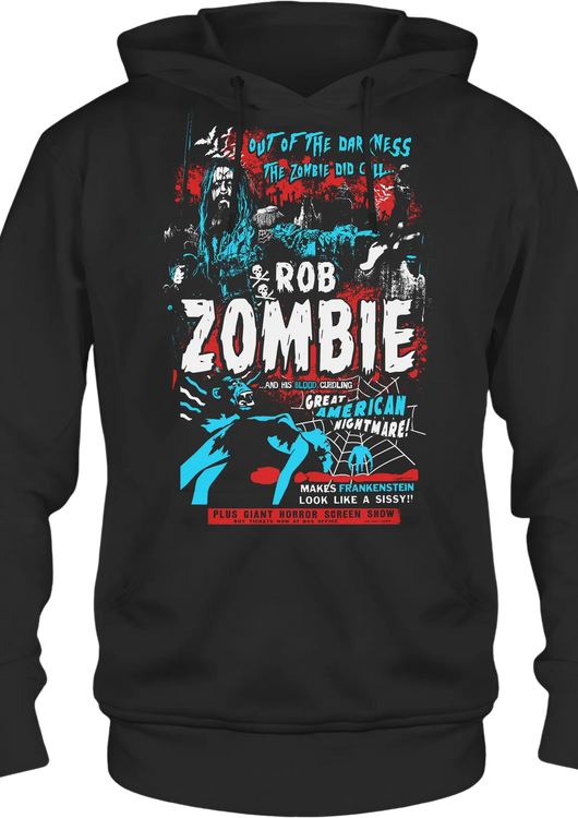Out Of The Darkness Rob Zombie Hoodie - main product image