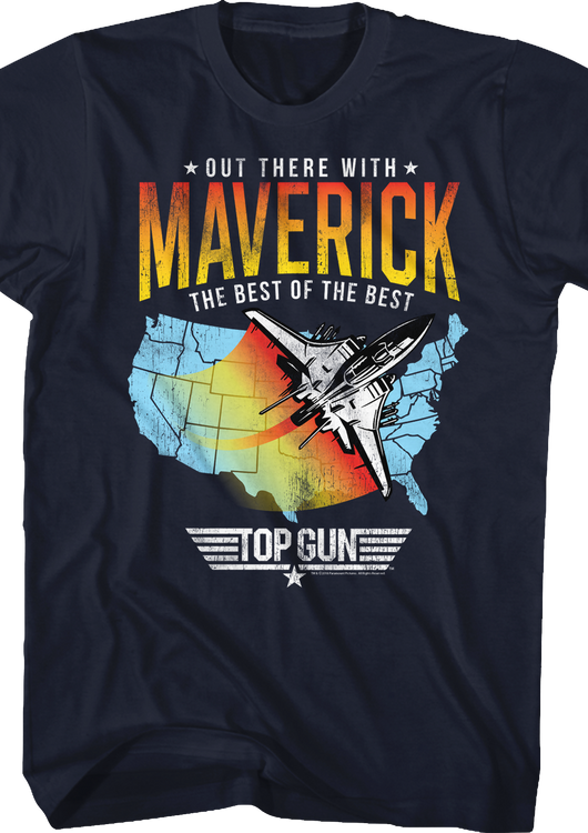 Out There With Maverick Top Gun T-Shirt - main product image