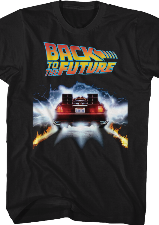OUTATIME DeLorean Back To The Future T-Shirt - main product image