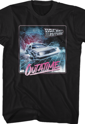 OUTATIME Lightning Storm Back To The Future T-Shirt