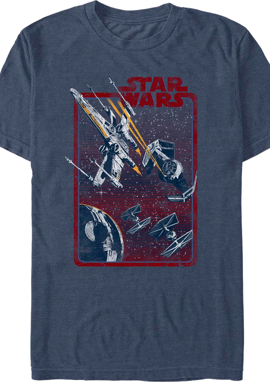 Outer Space Chase Star Wars T-Shirt - main product image