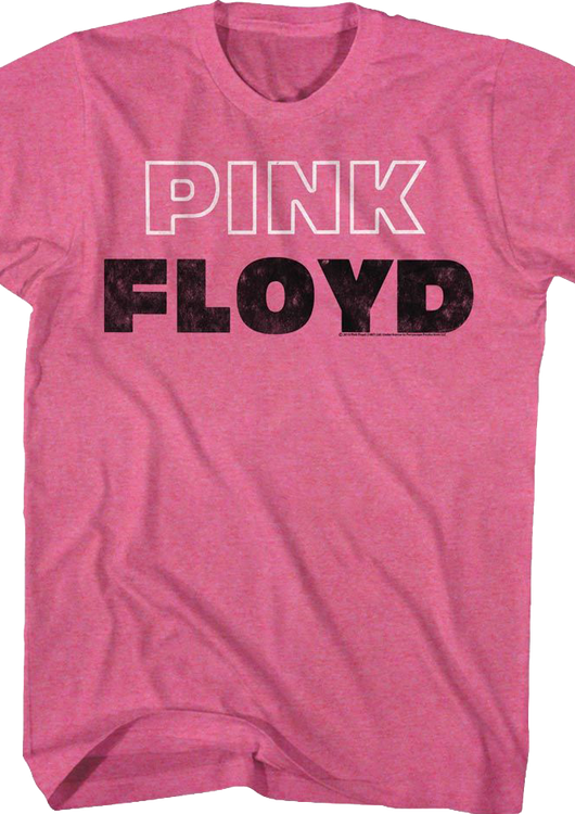 Outline Logo Pink Floyd T-Shirt - main product image