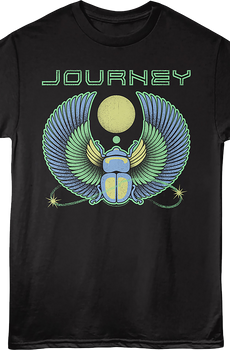 Outline Scarab Beetle Journey T-Shirt