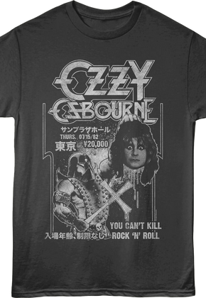 Vintage You Can't Kill Rock 'N' Roll Ozzy Osbourne T-Shirt