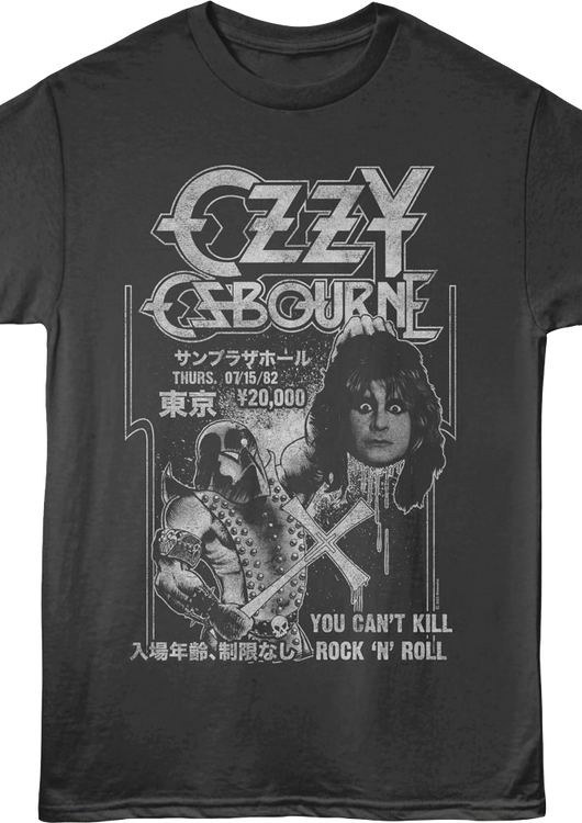 Vintage You Can't Kill Rock 'N' Roll Ozzy Osbourne T-Shirt - main product image