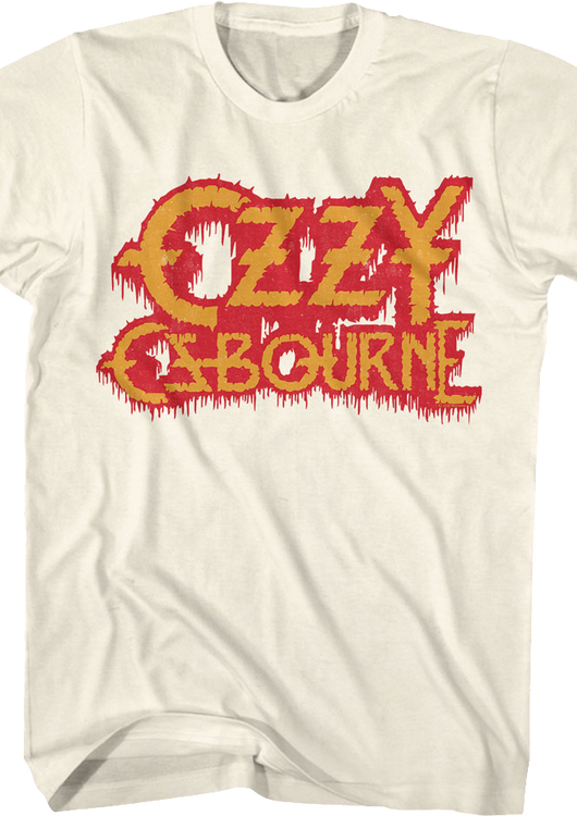 Bloody Logo Ozzy Osbourne T-Shirt - main product image