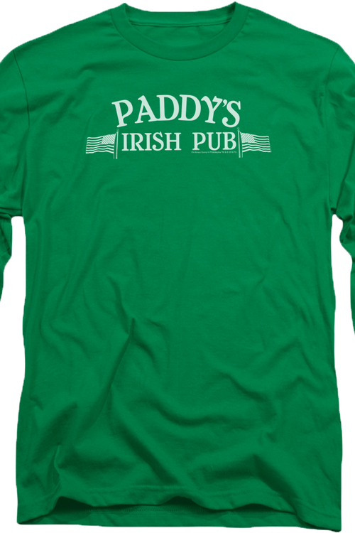 Paddy's Irish Pub It's Always Sunny In Philadelphia Long Sleeve Shirtmain product image
