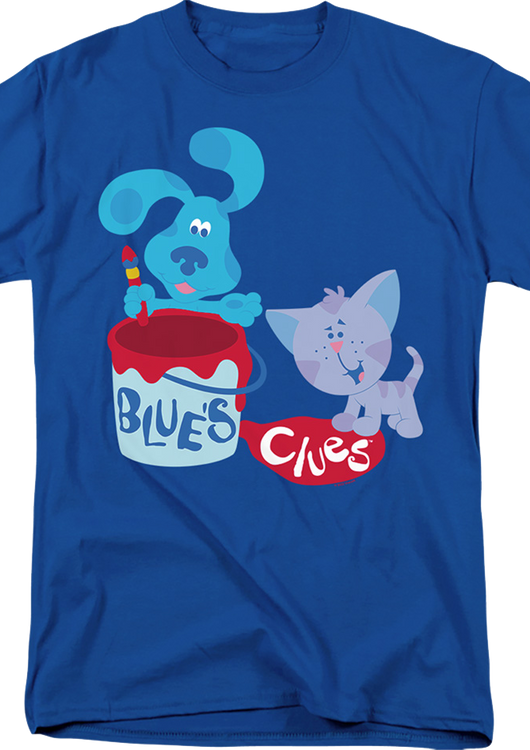 Paint Can Blue's Clues T-Shirt - main product image