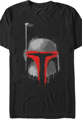 Paint Splatter Boba Fett Star Wars T-Shirt