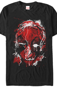 Paint Splatter Deadpool T-Shirt