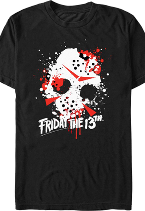 Paint Splatter Friday the 13th T-Shirt