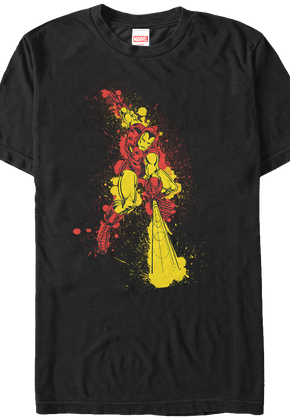 Paint Splatter Iron Man T-Shirt