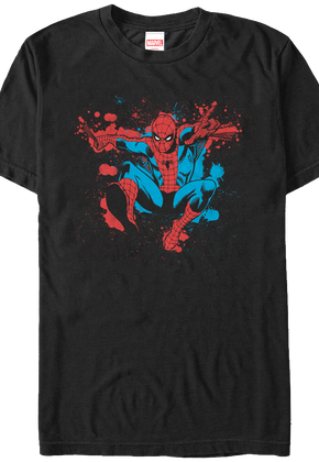 Paint Splatter Spider-Man T-Shirt