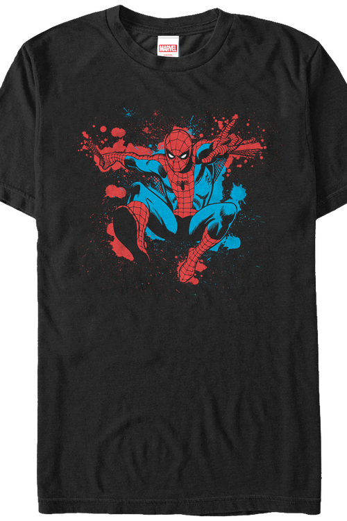 Paint Splatter Spider-Man T-Shirtmain product image