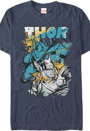 Paint Splatter Thor T-Shirt