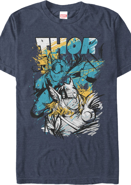 Paint Splatter Thor T-Shirt - main product image