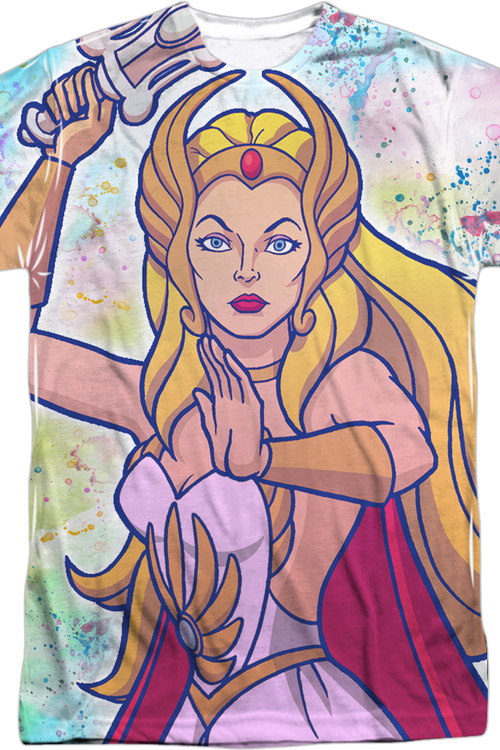 Paint Splattered She-Ra Masters of the Universe T-Shirtmain product image