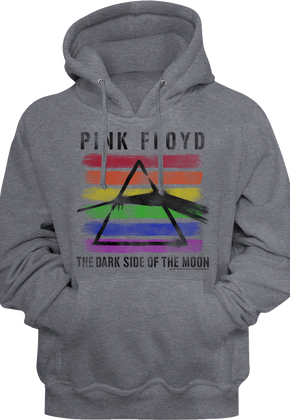 Painted Dark Side of the Moon Pink Floyd Hoodie