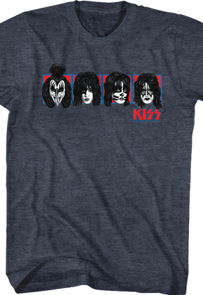 Painted Faces KISS T-Shirt