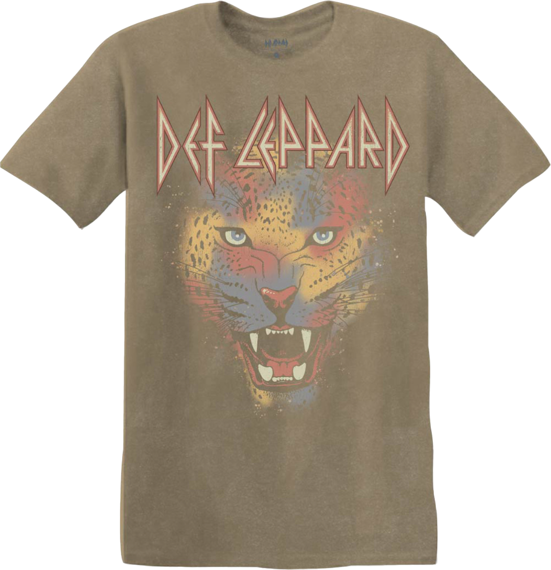 Painted Leopard Def Leppard T-Shirt