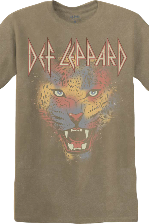 Painted Leopard Def Leppard T-Shirtmain product image