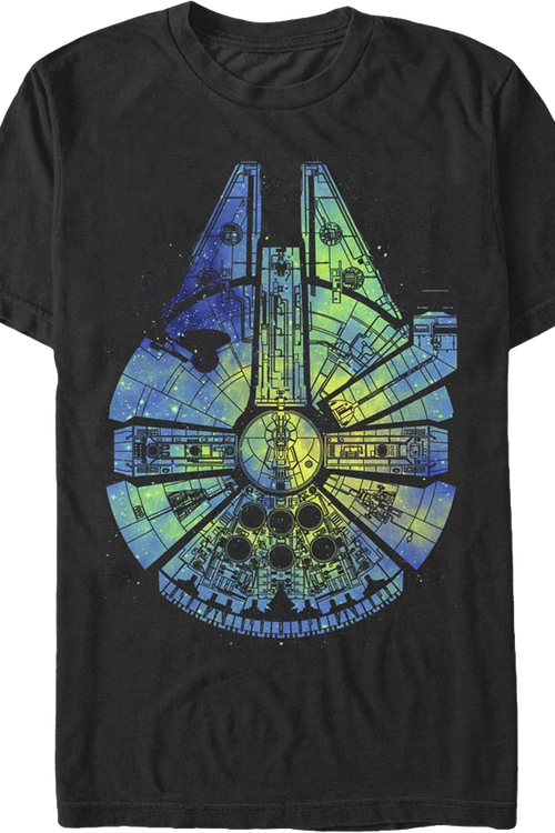 Painted Millennium Falcon Star Wars T-Shirt - main product image