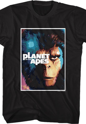 Painted Poster Planet Of The Apes T-Shirt