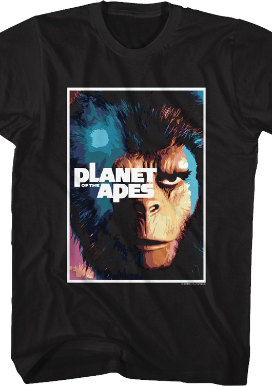 Painted Poster Planet Of The Apes T-Shirt - main product image