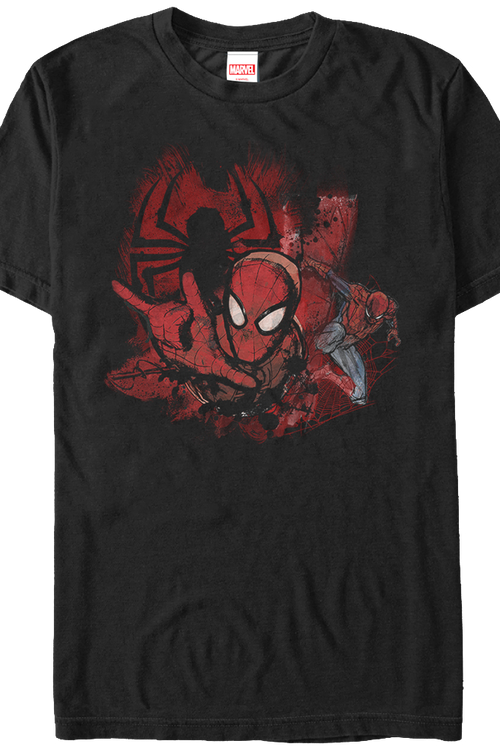 Painting Collage Spider-Man T-Shirt - main product image