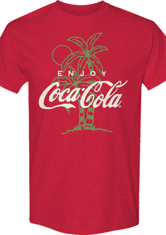 Palm Trees Enjoy Coca-Cola T-Shirt - main product image