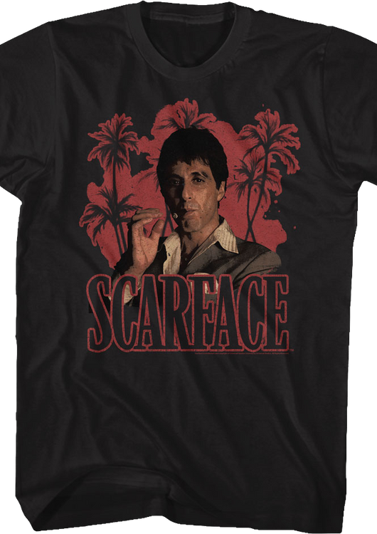 Palm Trees Scarface T-Shirt - main product image