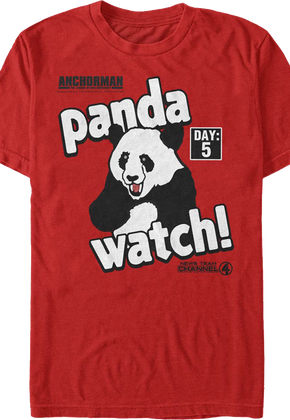 Panda Watch Anchorman T-Shirt