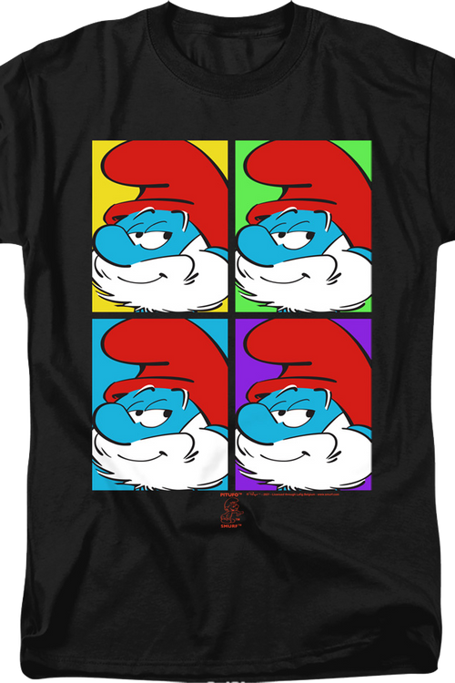 Papa Smurf Pop Art Smurfs T-Shirtmain product image