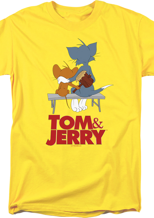 Park Bench Mallet Tom And Jerry T-Shirt - main product image