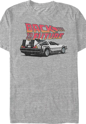 Parked Delorean Back To The Future T-Shirt