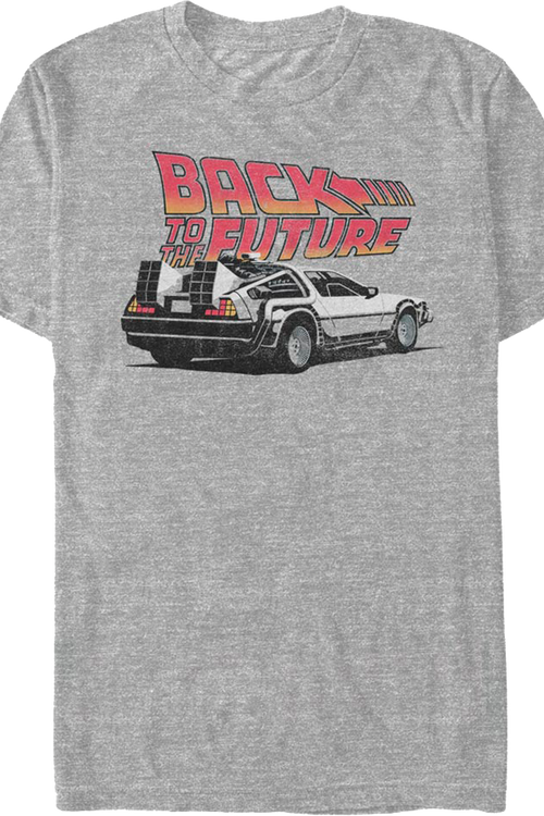 Parked Delorean Back To The Future T-Shirtmain product image