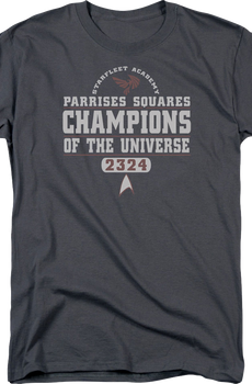 Parrises Squares Champions Star Trek T-Shirt