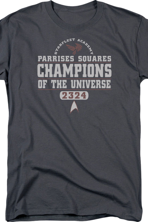 Parrises Squares Champions Star Trek T-Shirtmain product image