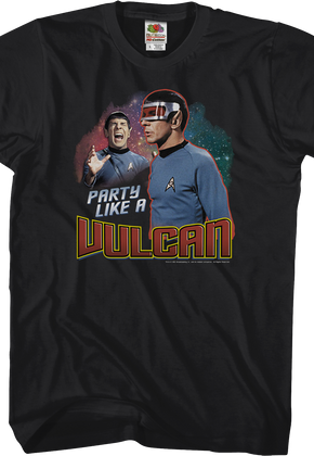Party Like A Vulcan Star Trek T-Shirt